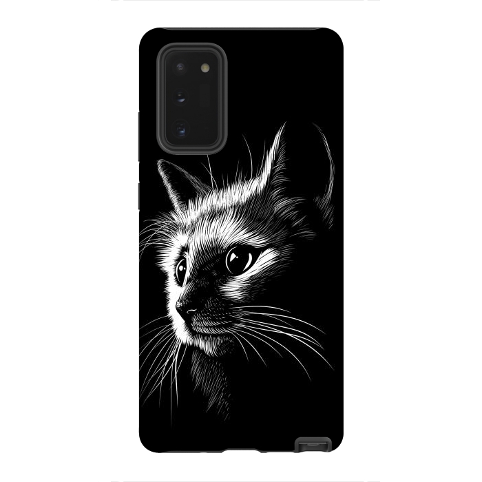 Galaxy Note 20 StrongFit Cat in the shadows by Alberto