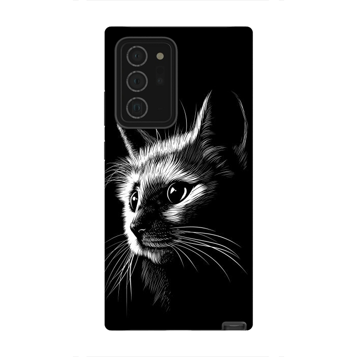 Galaxy Note 20 Ultra StrongFit Cat in the shadows by Alberto