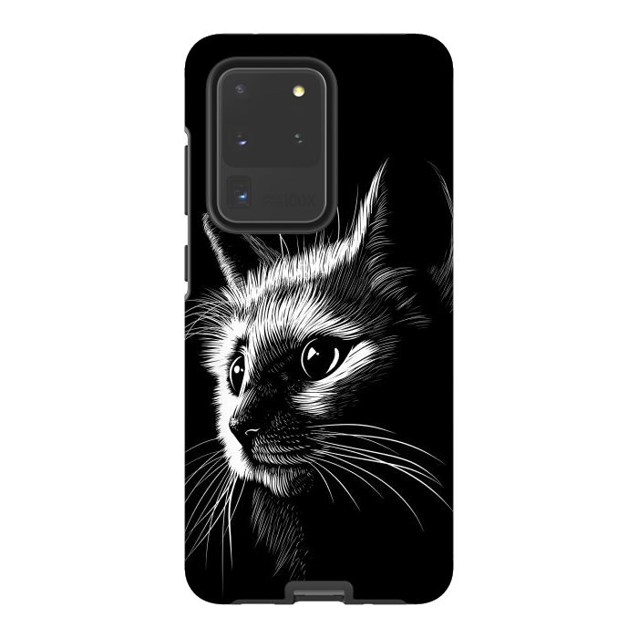 Galaxy S20 Ultra StrongFit Cat in the shadows by Alberto