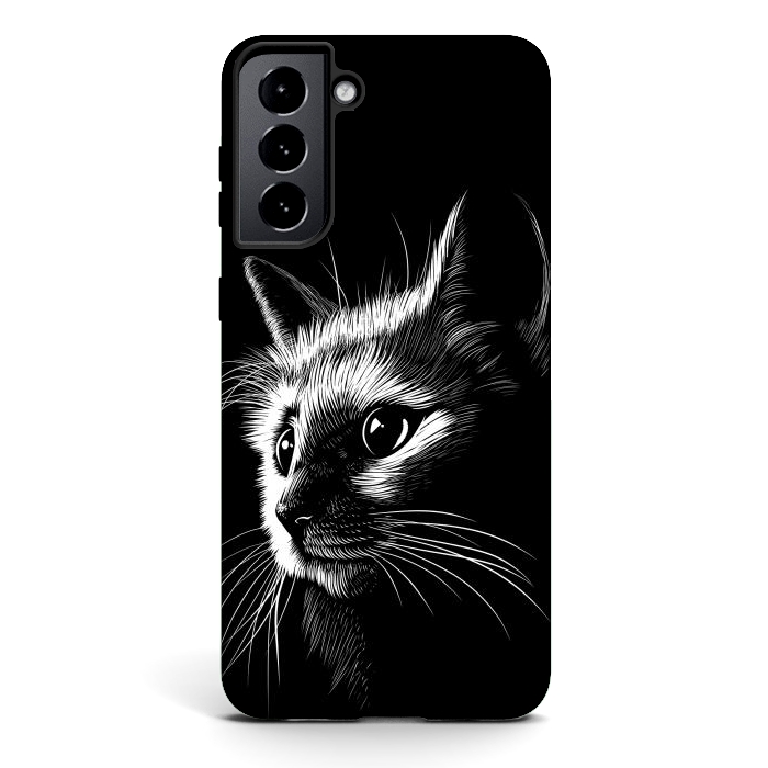 Galaxy S21 plus StrongFit Cat in the shadows by Alberto