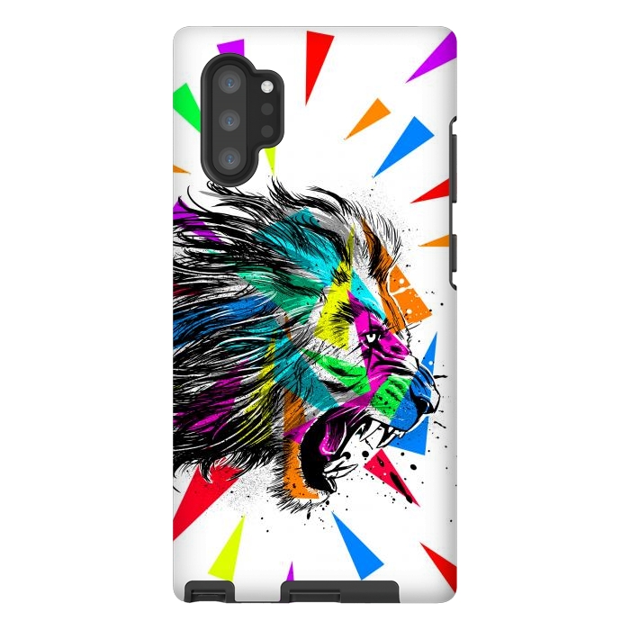 Galaxy Note 10 plus StrongFit Sketch lion triangle by Alberto