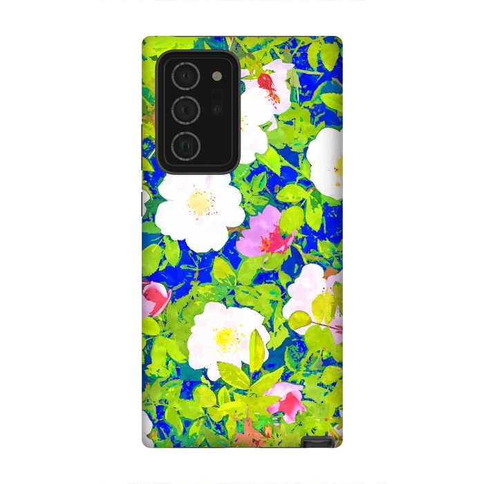 Galaxy Note 20 Ultra StrongFit Pop Flowers by Uma Prabhakar Gokhale