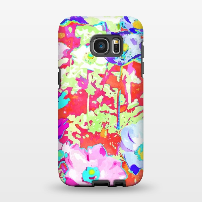 Galaxy S7 EDGE StrongFit Floral Ecstasy by Uma Prabhakar Gokhale