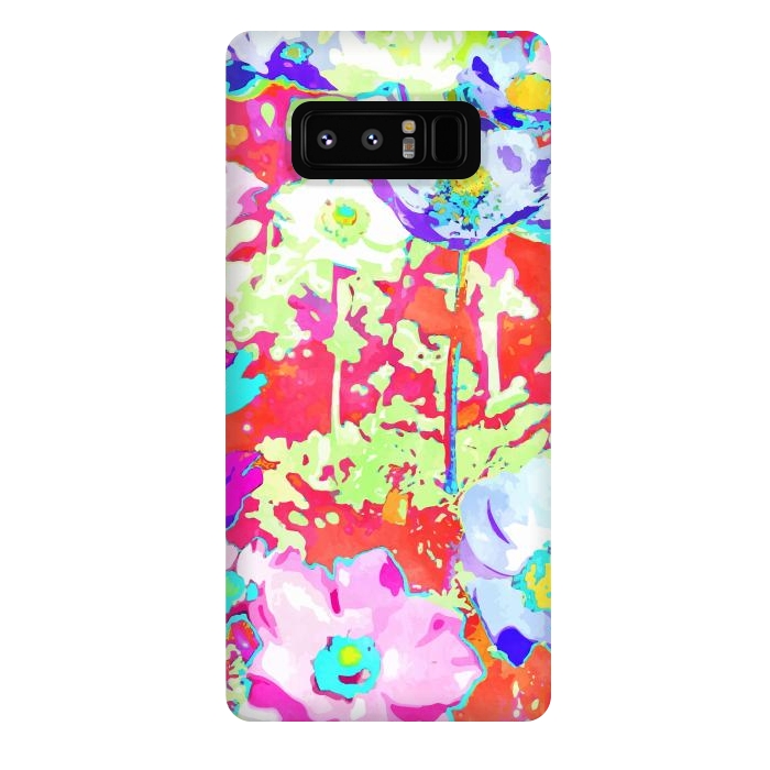 Galaxy Note 8 StrongFit Floral Ecstasy by Uma Prabhakar Gokhale