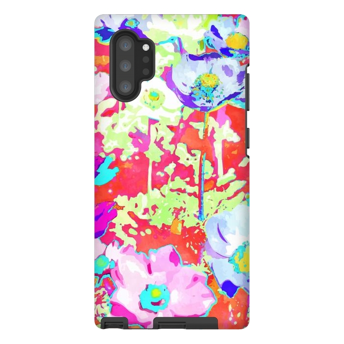 Galaxy Note 10 plus StrongFit Floral Ecstasy by Uma Prabhakar Gokhale