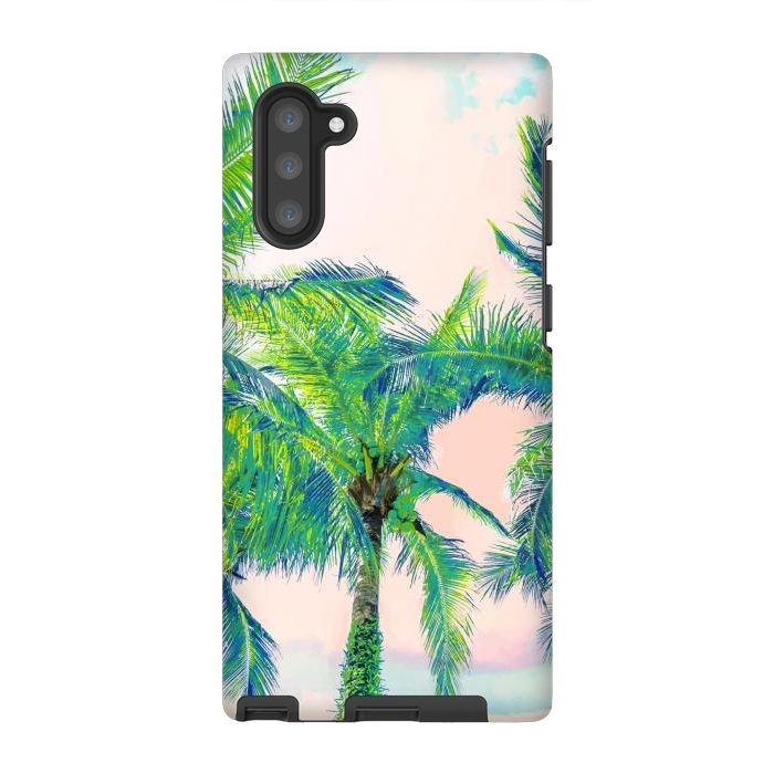 Galaxy Note 10 StrongFit Dreamy Palms by Uma Prabhakar Gokhale