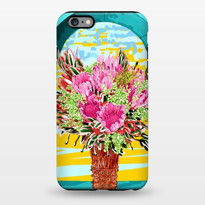iPhone 6/6s plus StrongFit The Good Vibes Flower Pot by Uma Prabhakar Gokhale