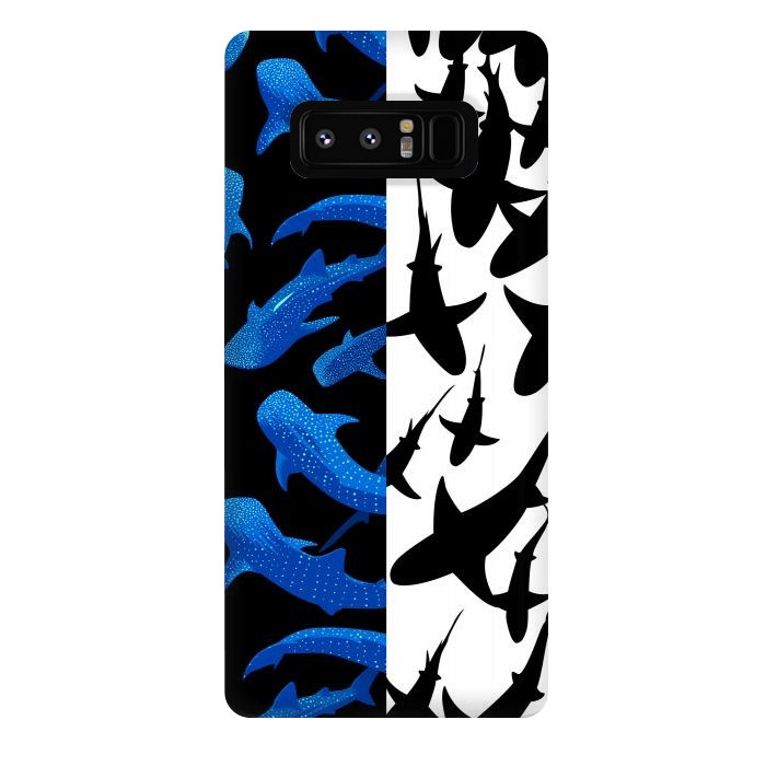 Galaxy Note 8 StrongFit Shark whale pattern by Alberto