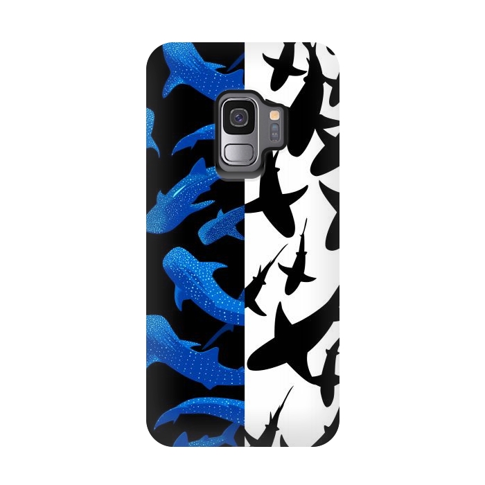 Galaxy S9 StrongFit Shark whale pattern by Alberto