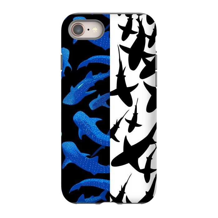 iPhone 8 StrongFit Shark whale pattern by Alberto