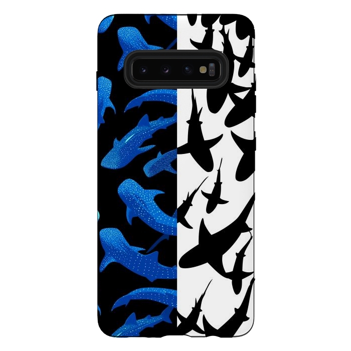 Galaxy S10 plus StrongFit Shark whale pattern by Alberto