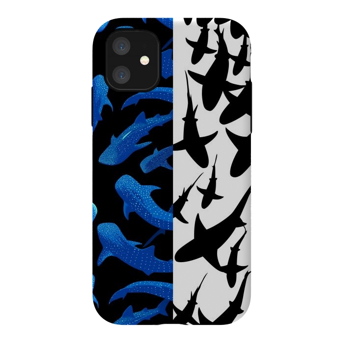 iPhone 11 StrongFit Shark whale pattern by Alberto