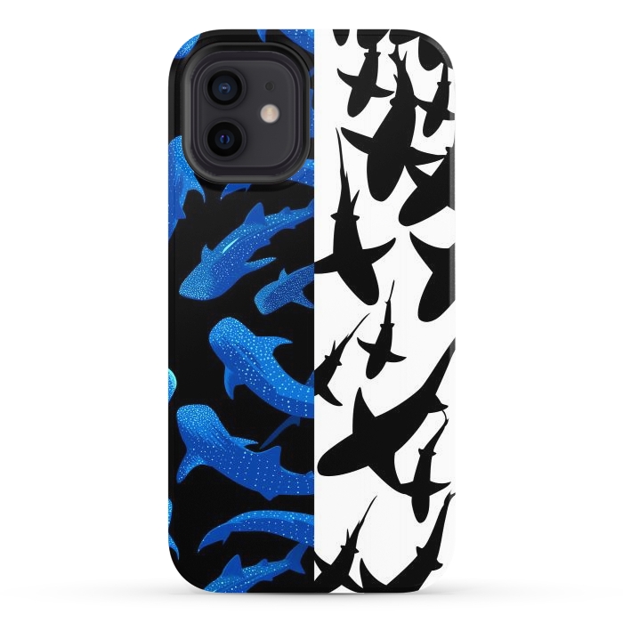 iPhone 12 StrongFit Shark whale pattern by Alberto