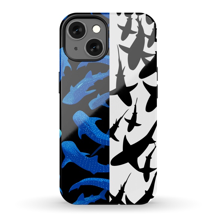 iPhone 13 StrongFit Shark whale pattern by Alberto