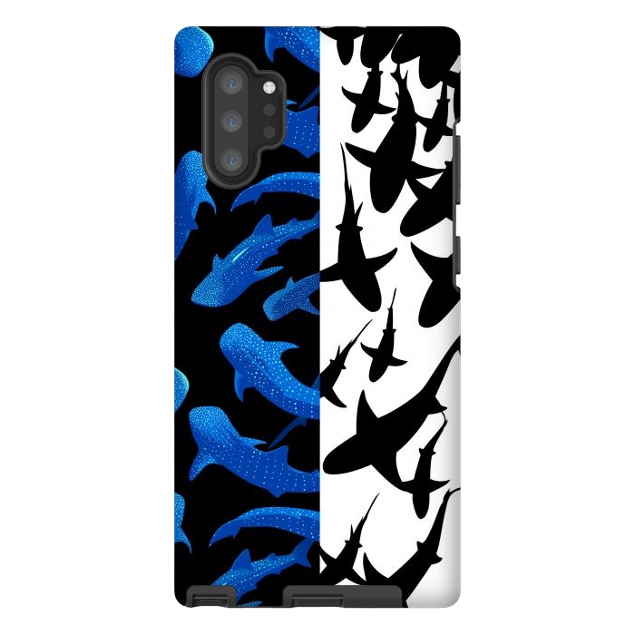 Galaxy Note 10 plus StrongFit Shark whale pattern by Alberto