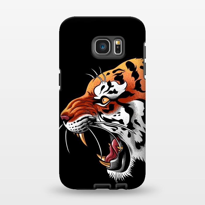 Galaxy S7 EDGE StrongFit Tiger tattoo attack by Alberto