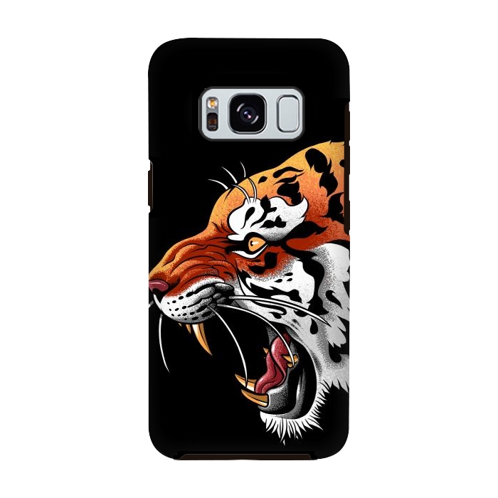 Galaxy S8 StrongFit Tiger tattoo attack by Alberto