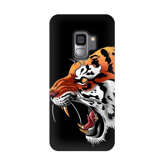 Galaxy S9 StrongFit Tiger tattoo attack by Alberto