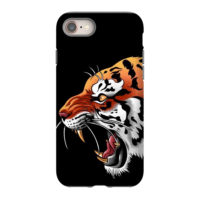 iPhone 8 StrongFit Tiger tattoo attack by Alberto