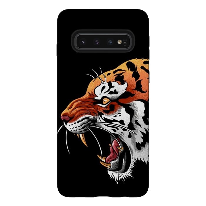 Galaxy S10 StrongFit Tiger tattoo attack by Alberto