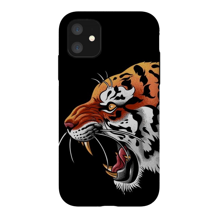 iPhone 11 StrongFit Tiger tattoo attack by Alberto