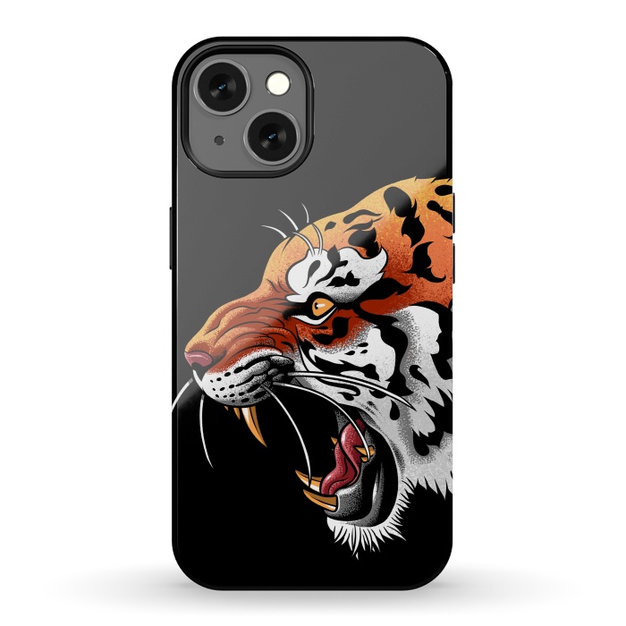 iPhone 13 StrongFit Tiger tattoo attack by Alberto