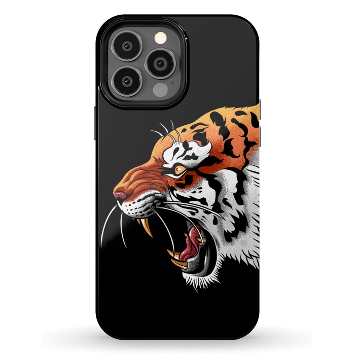 iPhone 13 Pro Max StrongFit Tiger tattoo attack by Alberto