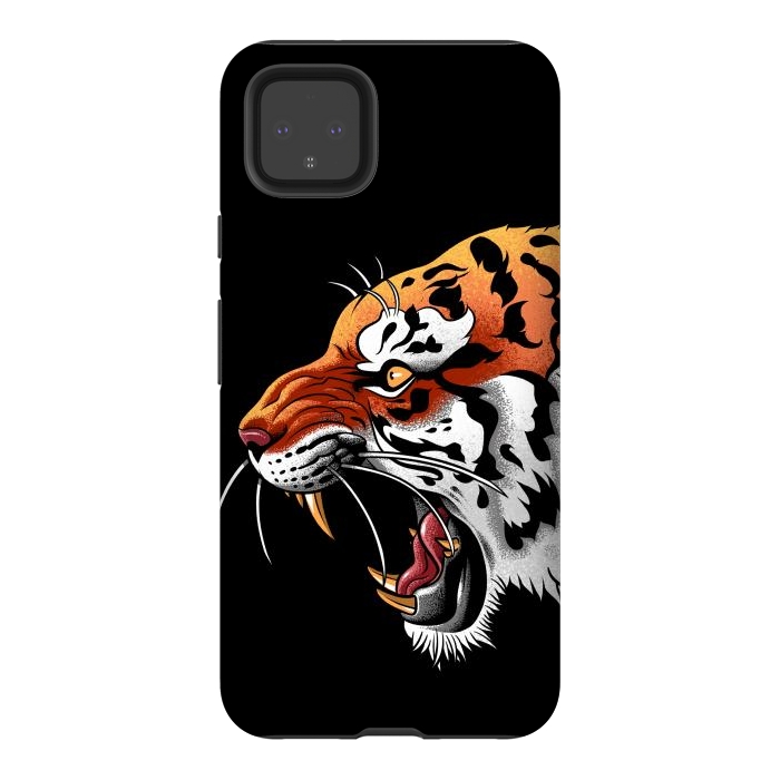 Pixel 4XL StrongFit Tiger tattoo attack by Alberto