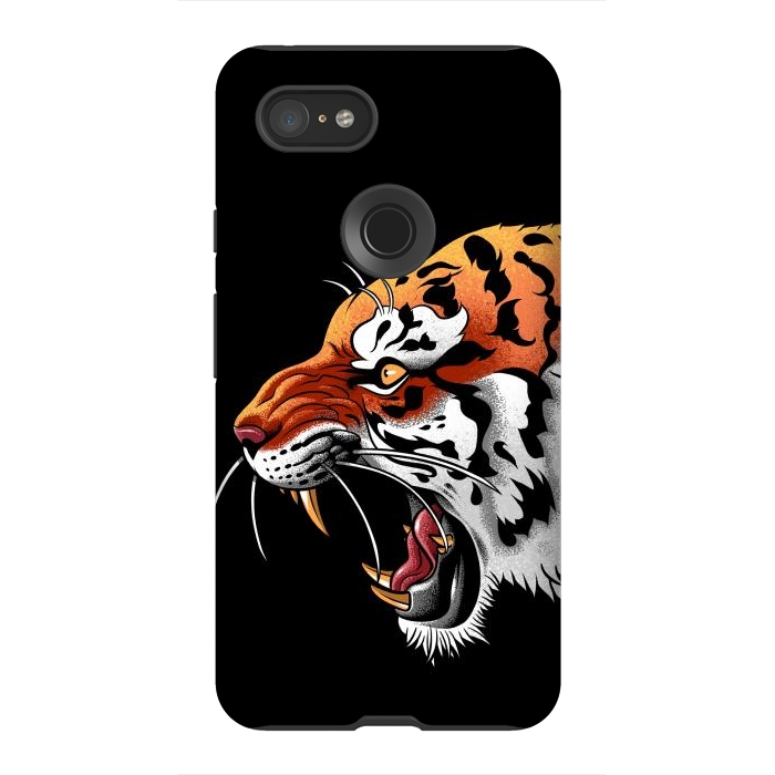 Pixel 3XL StrongFit Tiger tattoo attack by Alberto
