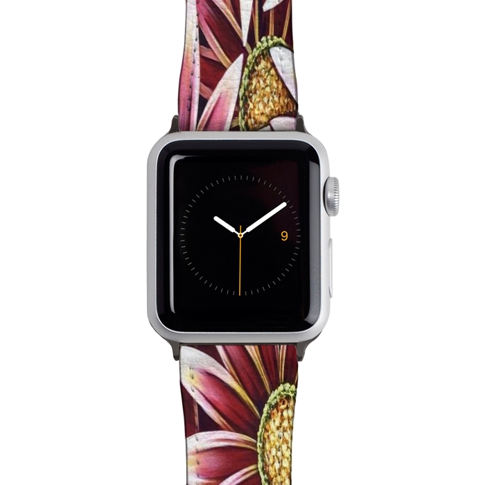 Watch 42mm / 44mm Strap PU leather Wallflowers by Denise Cassidy Wood