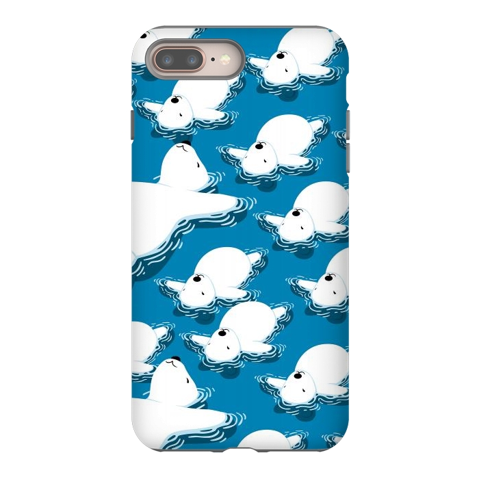iPhone 7 plus StrongFit Climate change Polar bear by Alberto