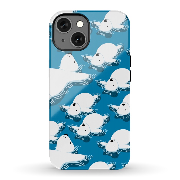 iPhone 13 StrongFit Climate change Polar bear by Alberto