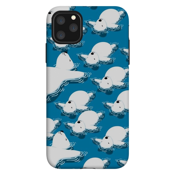 iPhone 11 Pro Max StrongFit Climate change Polar bear by Alberto