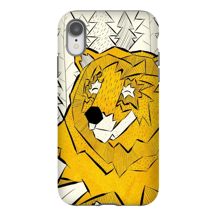 iPhone Xr StrongFit Golden bear by Steve Wade (Swade)