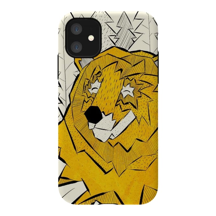 iPhone 11 StrongFit Golden bear by Steve Wade (Swade)