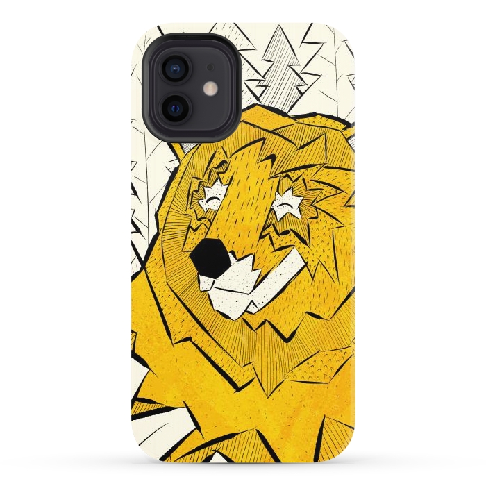 iPhone 12 StrongFit Golden bear by Steve Wade (Swade)