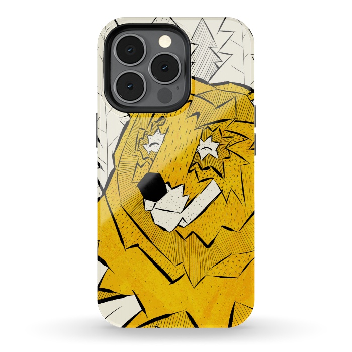 iPhone 13 pro StrongFit Golden bear by Steve Wade (Swade)