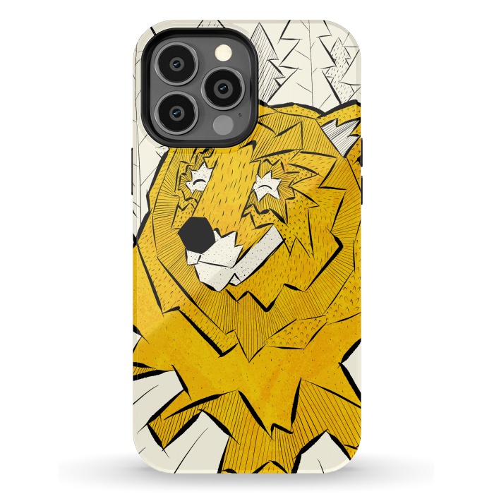 iPhone 13 Pro Max StrongFit Golden bear by Steve Wade (Swade)