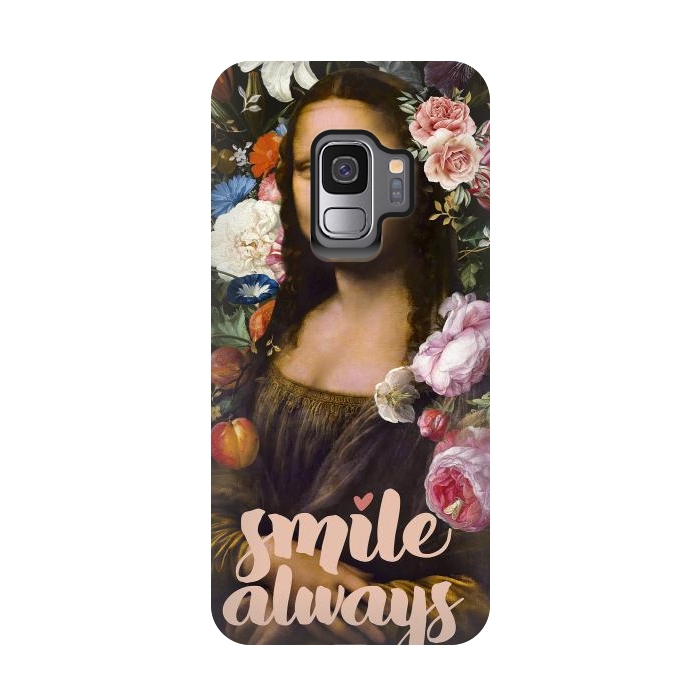 Galaxy S9 StrongFit Smile Always, Mona Lisa by amini54
