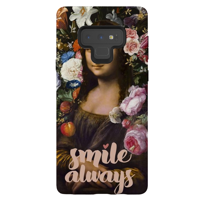 Galaxy Note 9 StrongFit Smile Always, Mona Lisa by amini54