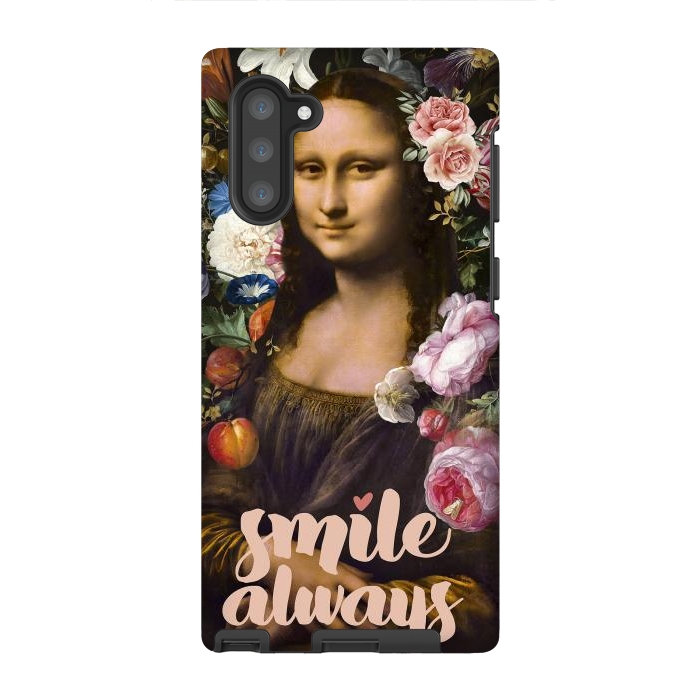 Galaxy Note 10 StrongFit Smile Always, Mona Lisa by amini54