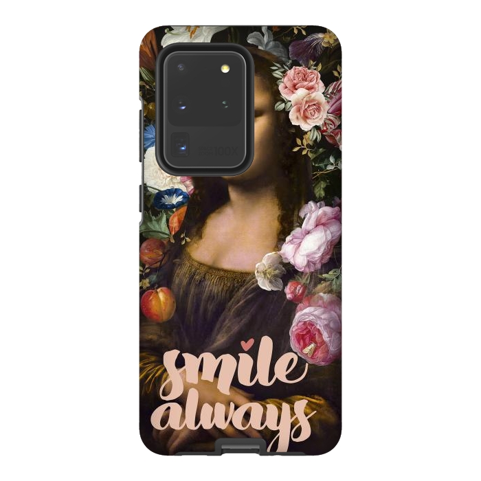 Galaxy S20 Ultra StrongFit Smile Always, Mona Lisa by amini54