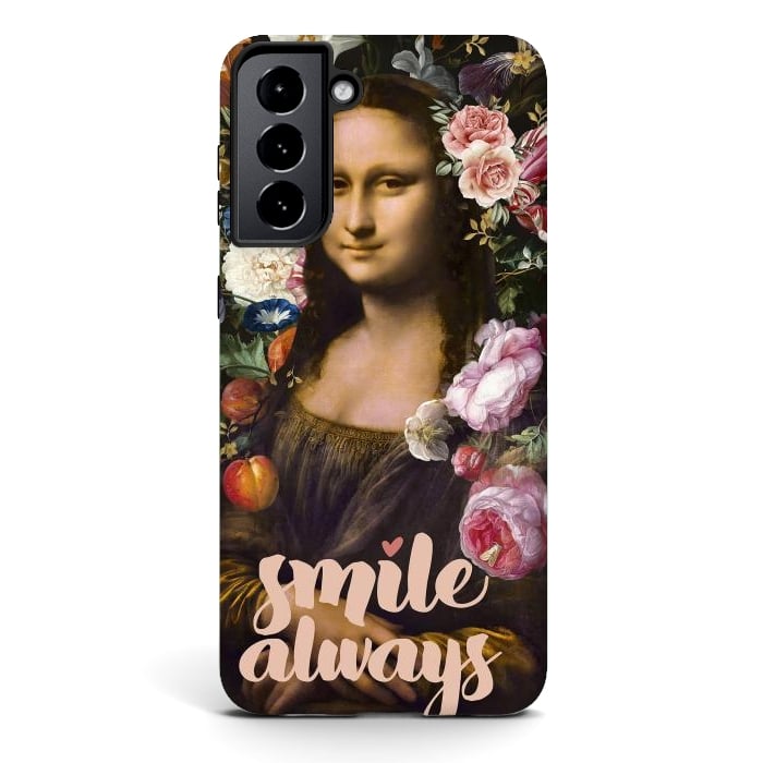 Galaxy S21 StrongFit Smile Always, Mona Lisa by amini54