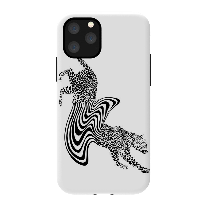 iPhone 11 Pro StrongFit Cheetah Melt  by ECMazur 