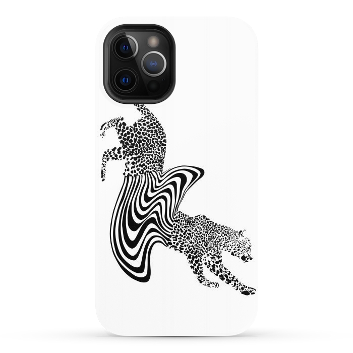 iPhone 12 Pro StrongFit Cheetah Melt  by ECMazur 