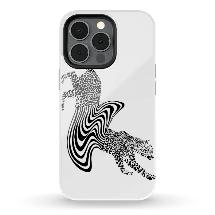 iPhone 13 pro StrongFit Cheetah Melt  by ECMazur 