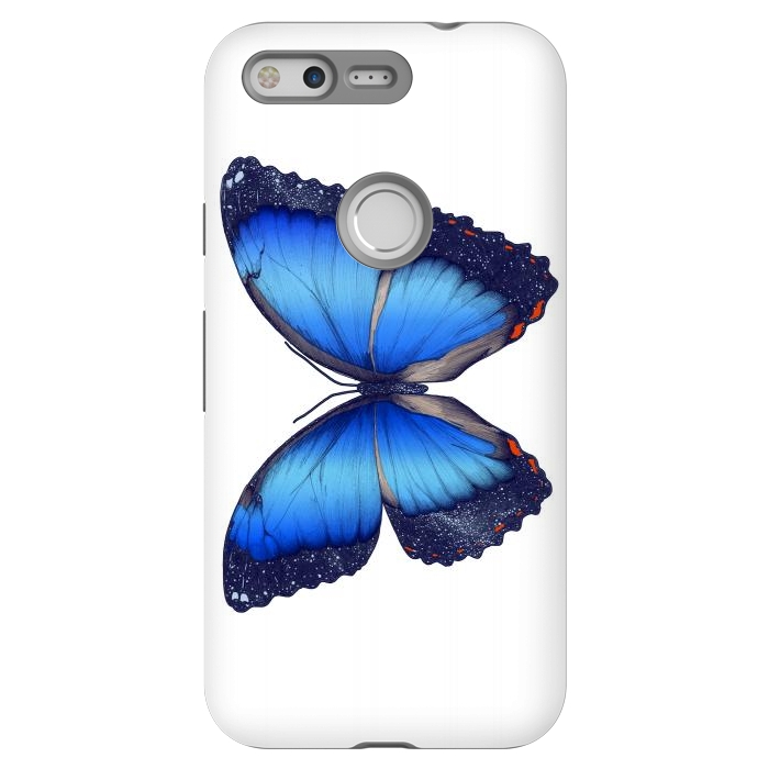 Pixel StrongFit Cosmic Blue Butterfly by ECMazur 