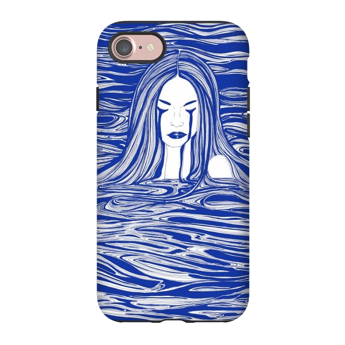 iPhone 7 StrongFit Blue Sea Nymph by ECMazur 