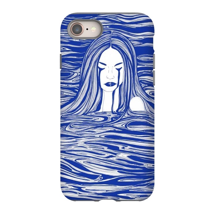 iPhone 8 StrongFit Blue Sea Nymph by ECMazur 