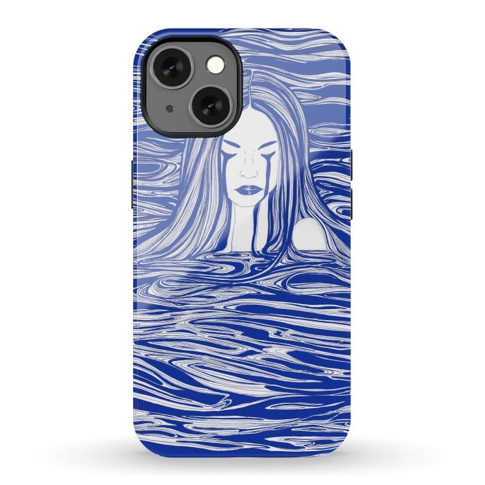 iPhone 13 StrongFit Blue Sea Nymph by ECMazur 